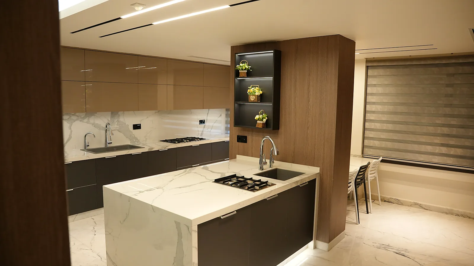 Finished custom kitchen